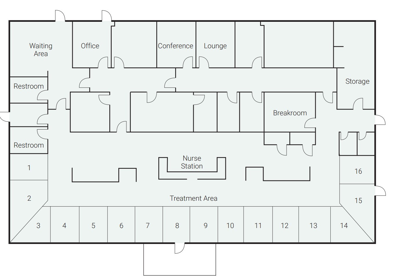 129 King St, Jonesboro, GA en alquiler Plano de la planta- Imagen 1 de 1