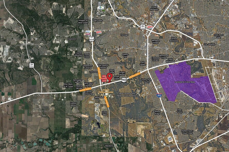 4500 W Pue Rd, San Antonio, TX en alquiler - Vista aérea - Imagen 2 de 2