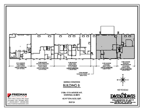 21455 Melrose Ave, Southfield, MI en alquiler Plano de la planta- Imagen 2 de 3