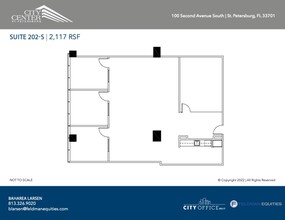 100 2nd Ave S, Saint Petersburg, FL en alquiler Plano de la planta- Imagen 1 de 2