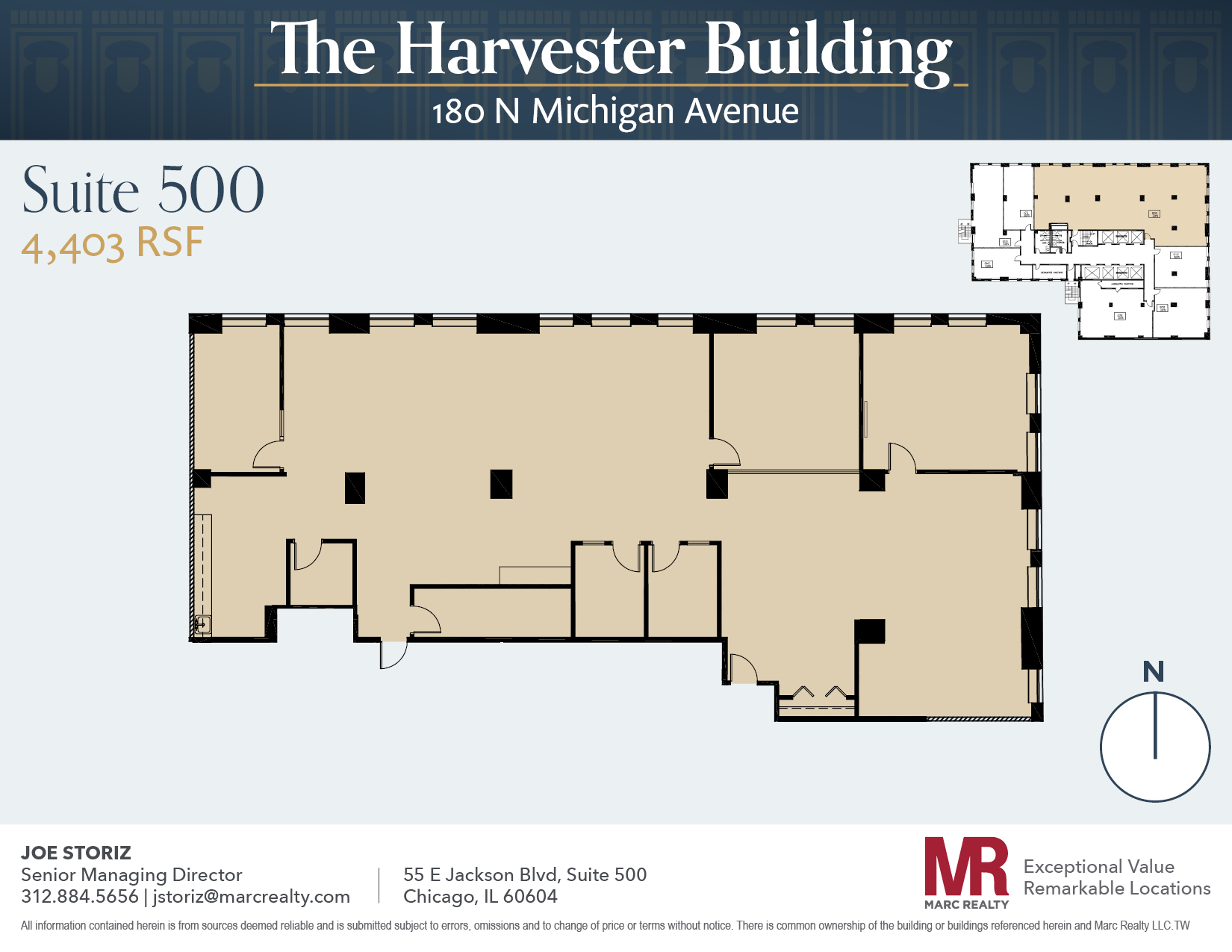 180 N Michigan Ave, Chicago, IL en alquiler Plano de la planta- Imagen 1 de 1