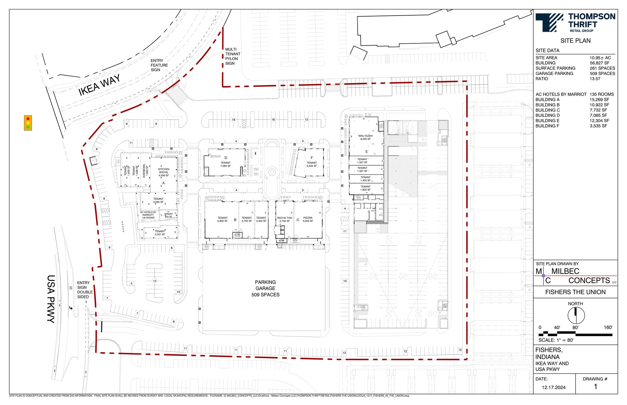 11401 Ikea Way, Fishers, IN en alquiler Plano del sitio- Imagen 1 de 1