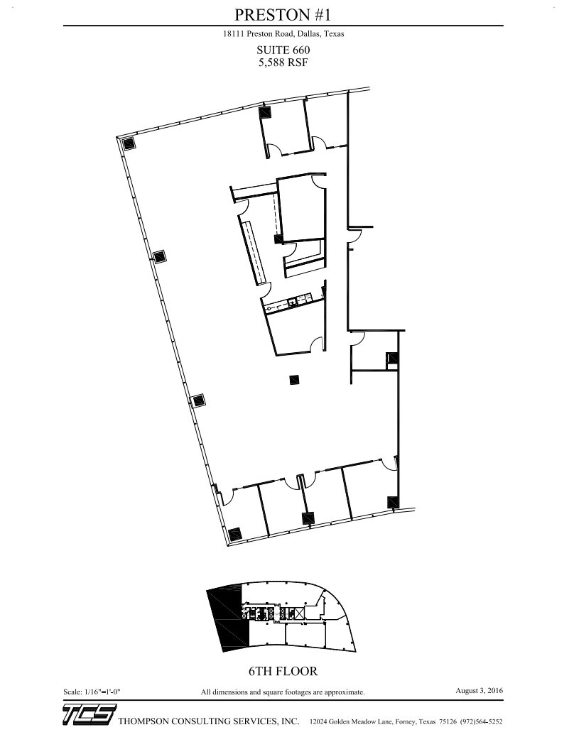 18111 Preston Rd, Dallas, TX en alquiler Plano de la planta- Imagen 1 de 1