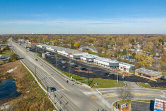 2040-2140 E Grand Ave, Lindenhurst, IL - vista aérea  vista de mapa