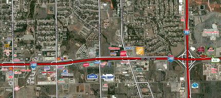 1211 E I 240 Service Rd, Oklahoma City, OK - VISTA AÉREA  vista de mapa