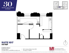 30 N Michigan Ave, Chicago, IL en alquiler Plano de la planta- Imagen 1 de 1