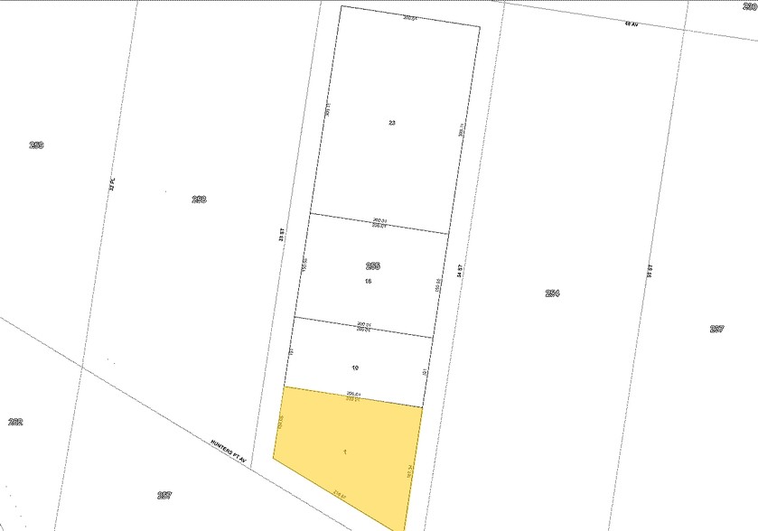 33-01 Hunters Point Ave, Long Island City, NY en alquiler - Plano de solar - Imagen 2 de 10