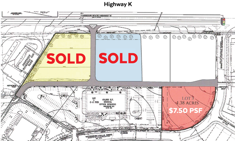 Highway K & Waterbury Dr, O'Fallon, MO en venta - Plano del sitio - Imagen 2 de 2