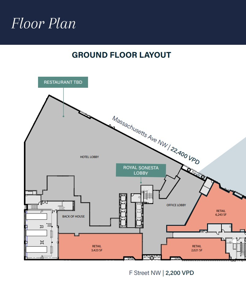 20 Massachusetts Ave NW, Washington, DC en alquiler Plano de la planta- Imagen 1 de 1