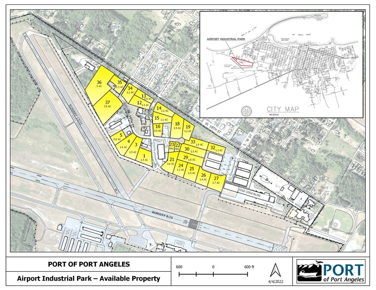 West 19th Street, Port Angeles, WA en alquiler - Plano del sitio - Imagen 1 de 3