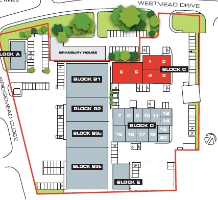 Southmead Close, Swindon en alquiler - Plano del sitio - Imagen 2 de 3