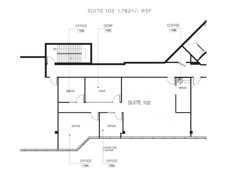 1401 Los Gamos Rd, San Rafael, CA en venta Plano de la planta- Imagen 1 de 1