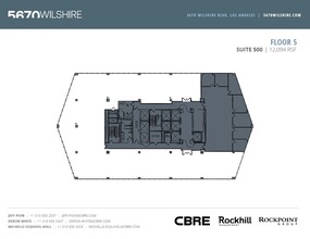 5670 Wilshire Blvd, Los Angeles, CA en alquiler Plano de la planta- Imagen 1 de 1