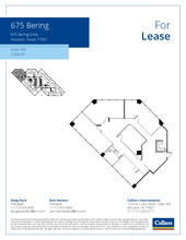 675 Bering Dr, Houston, TX en alquiler Plano de la planta- Imagen 1 de 1