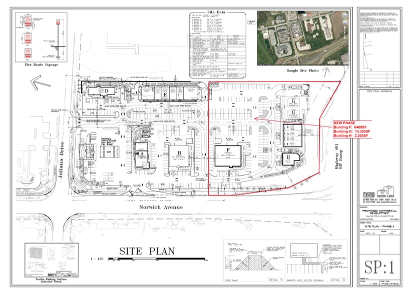 575 Norwich Av, Woodstock, ON en alquiler - Plano del sitio - Imagen 2 de 2