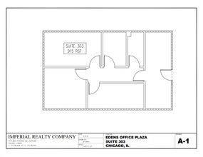 4801 W Peterson Ave, Chicago, IL en alquiler Plano de la planta- Imagen 1 de 6