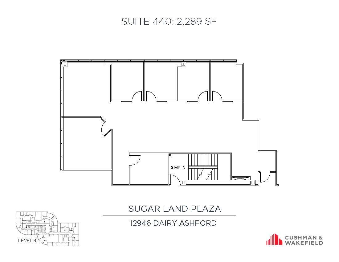 12946 Dairy Ashford Rd, Sugar Land, TX en alquiler Plano de la planta- Imagen 1 de 1