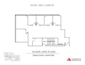 12946 Dairy Ashford Rd, Sugar Land, TX en alquiler Plano de la planta- Imagen 1 de 1