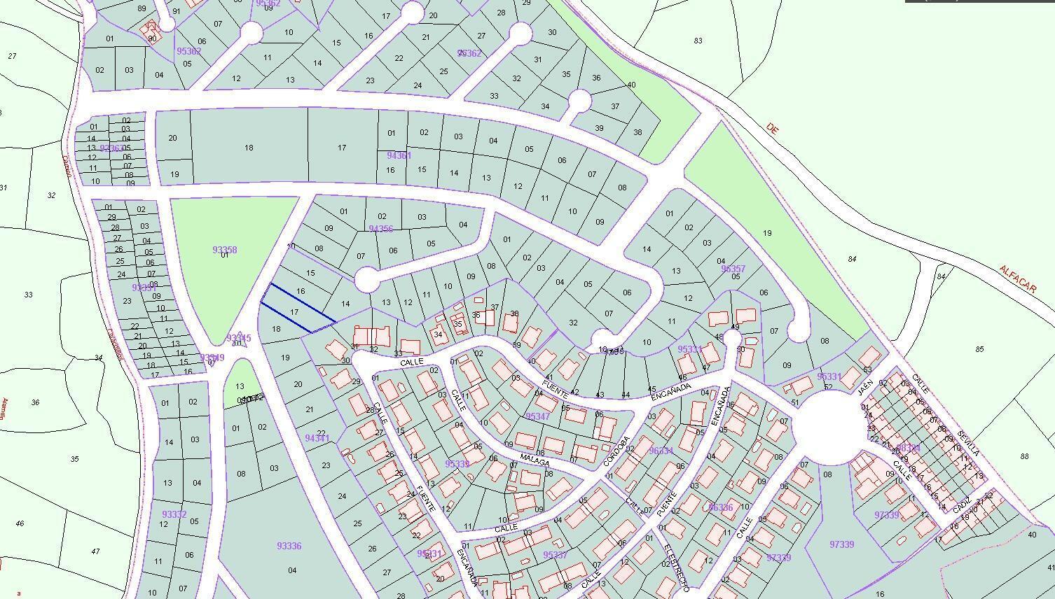 Terreno en Nívar, Granada en venta Plano del sitio- Imagen 1 de 4