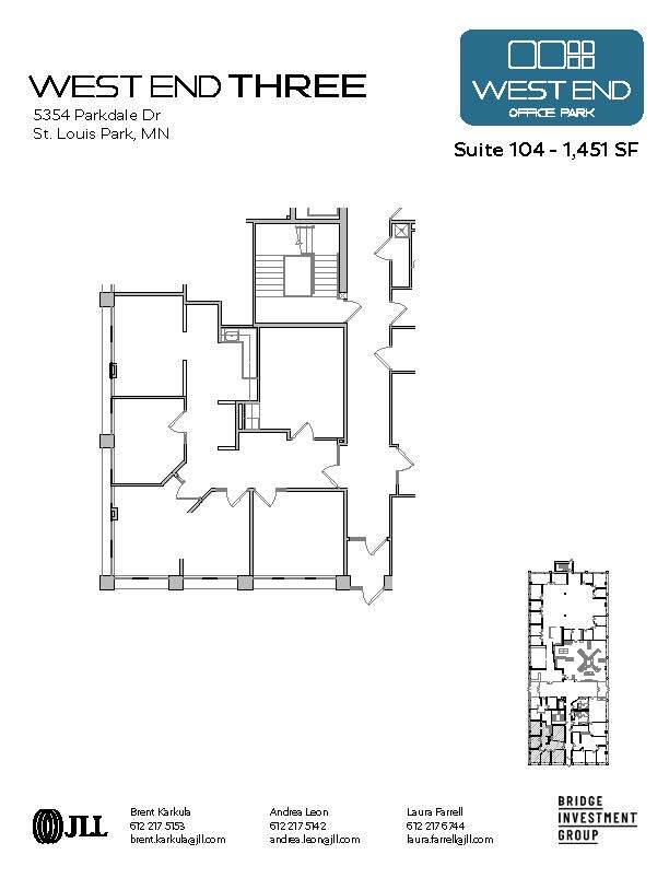 1665 Utica Ave S, Saint Louis Park, MN en alquiler Plano de la planta- Imagen 1 de 1