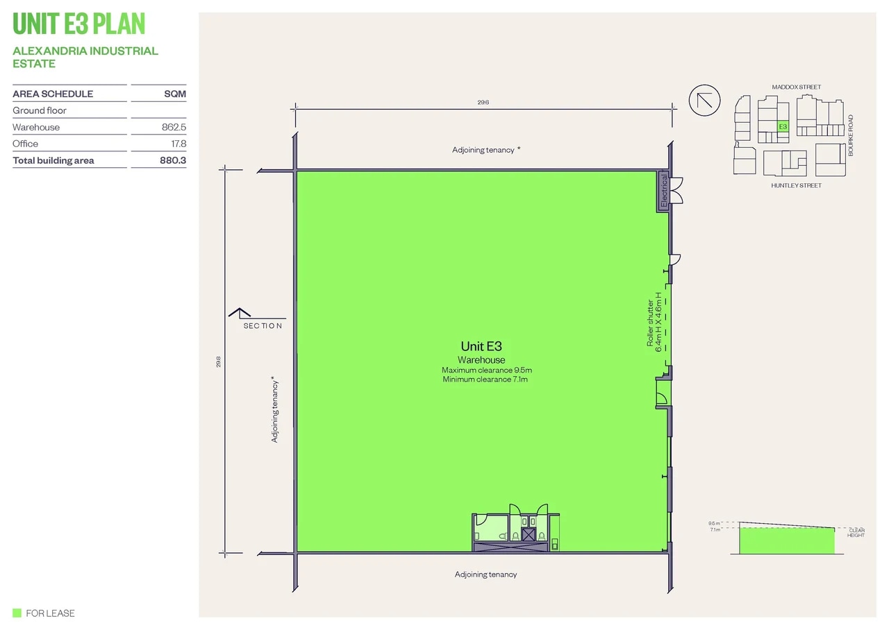 35-39 Bourke Rd, Alexandria en alquiler Plano de la planta- Imagen 1 de 1