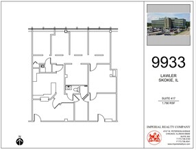 9933 Lawler Ave, Skokie, IL en alquiler Plano de la planta- Imagen 1 de 7