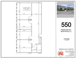 540-550 W Frontage Rd, Northfield, IL en alquiler Plano de la planta- Imagen 1 de 4