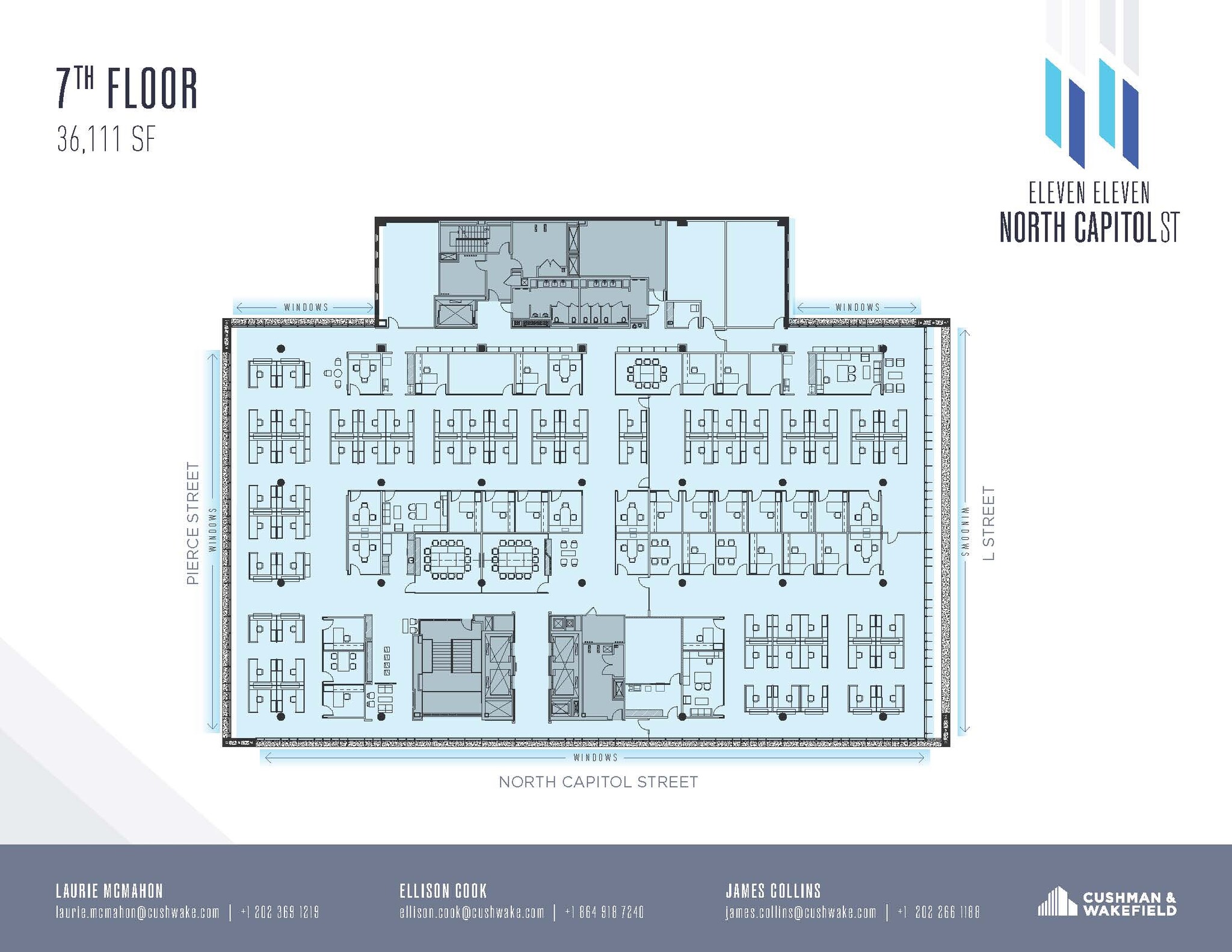 1111 N Capitol St NE, Washington, DC en alquiler Plano de la planta- Imagen 1 de 3