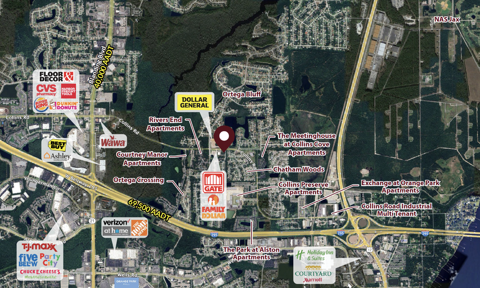 Collins Rd, Jacksonville, FL en venta - Foto del edificio - Imagen 1 de 4