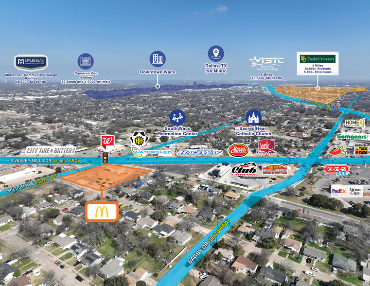 3000 Speight Ave, Waco, TX en venta - Foto del edificio - Imagen 3 de 11