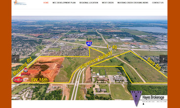 Interstate 40 & John Kilpatrick Tollway, Yukon, OK - VISTA AÉREA  vista de mapa - Image1