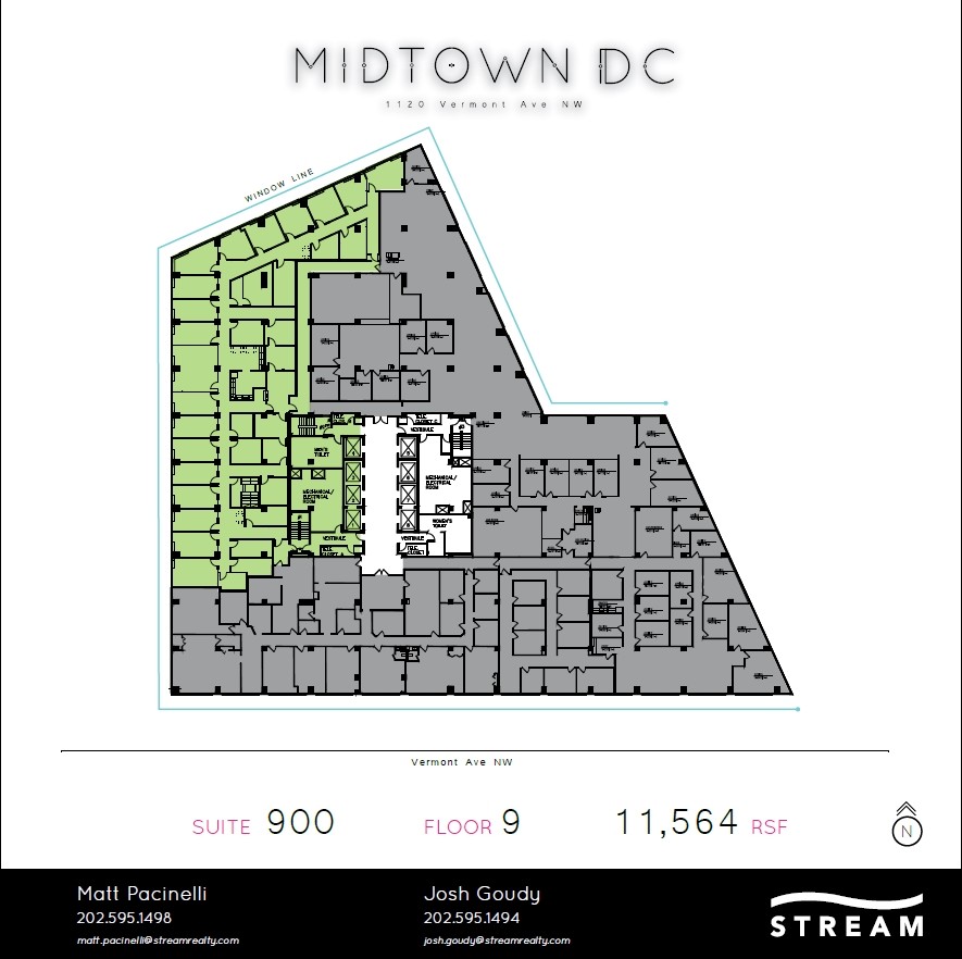 1120 Vermont Ave NW, Washington, DC en alquiler Plano de la planta- Imagen 1 de 1