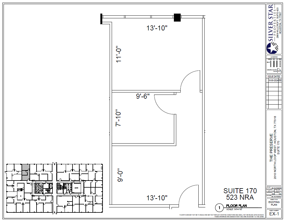 2000 N Loop Fwy W, Houston, TX en alquiler Plano de la planta- Imagen 1 de 1