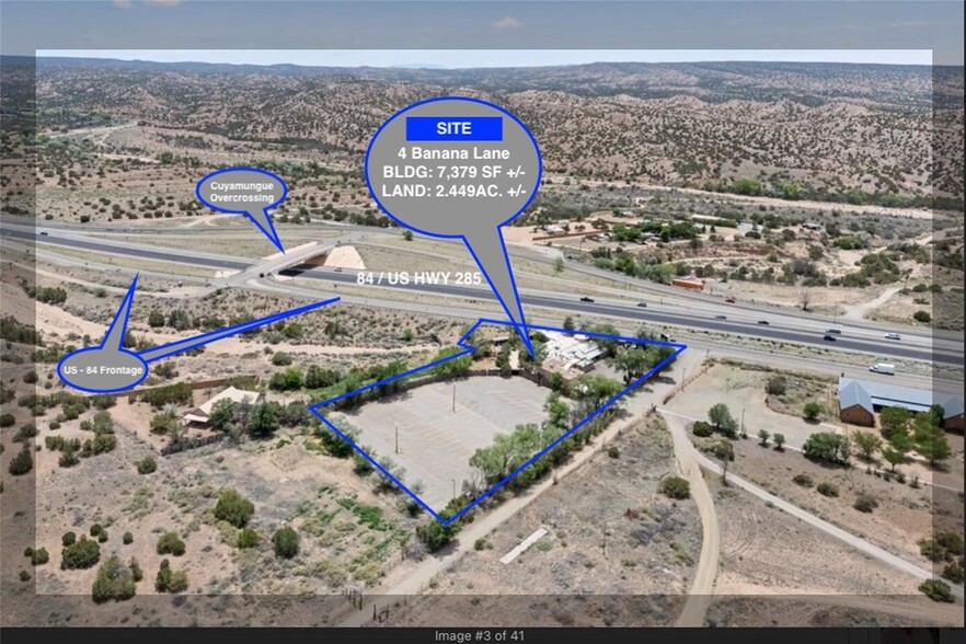 4 Banana Ln, Santa Fe, NM en venta - Vista aérea - Imagen 3 de 35