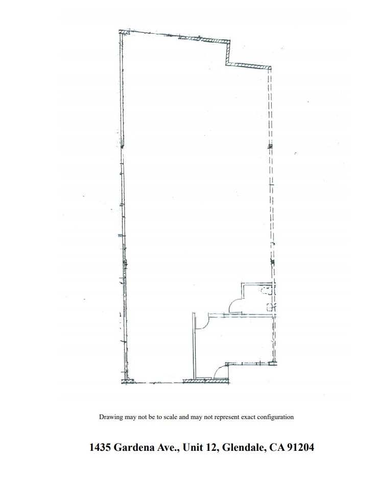 1415-1441 Gardena Ave, Glendale, CA en alquiler Plano de la planta- Imagen 1 de 1