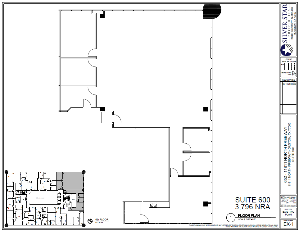 11811 North Fwy, Houston, TX en alquiler Plano de la planta- Imagen 1 de 1