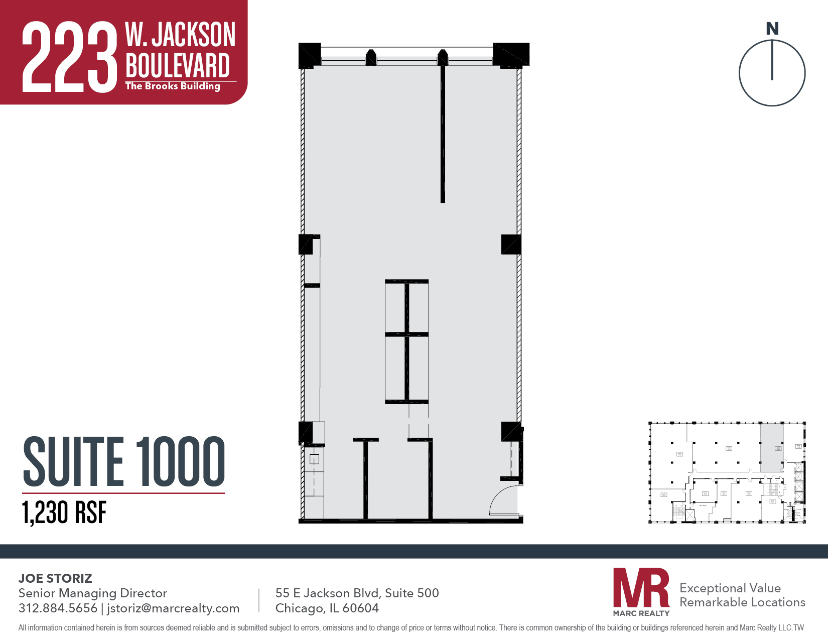 223 W Jackson Blvd, Chicago, IL en alquiler Plano de la planta- Imagen 1 de 1