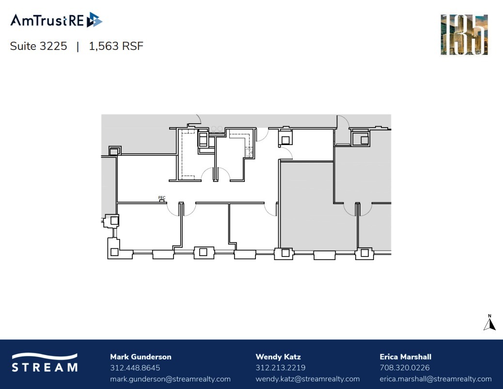 135 S LaSalle St, Chicago, IL en alquiler Plano de la planta- Imagen 1 de 1