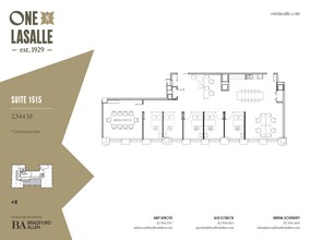 1 N La Salle St, Chicago, IL en alquiler Plano de la planta- Imagen 2 de 5