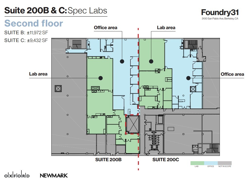 3100 San Pablo Ave, Berkeley, CA en alquiler Plano de la planta- Imagen 1 de 1