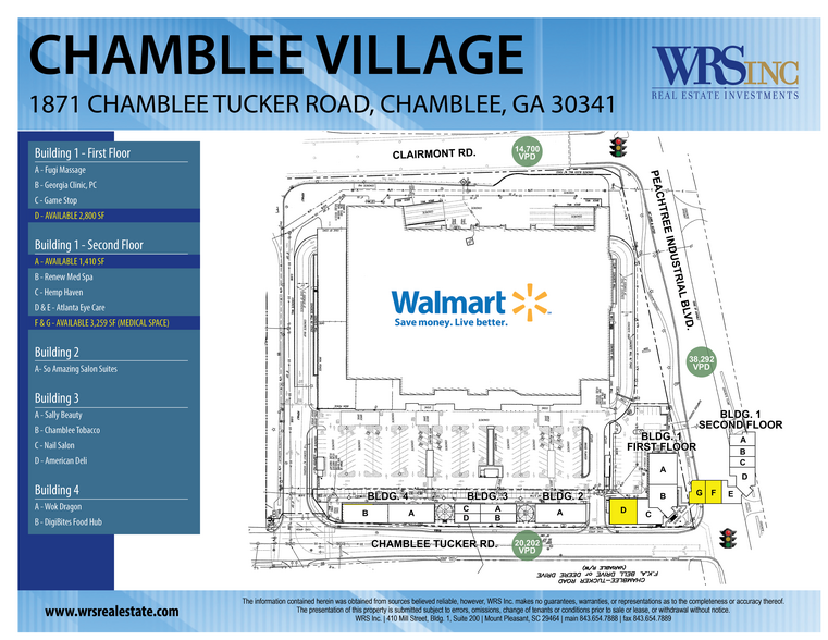 Peachtree Industrial Blvd, Chamblee, GA en alquiler - Plano del sitio - Imagen 1 de 9