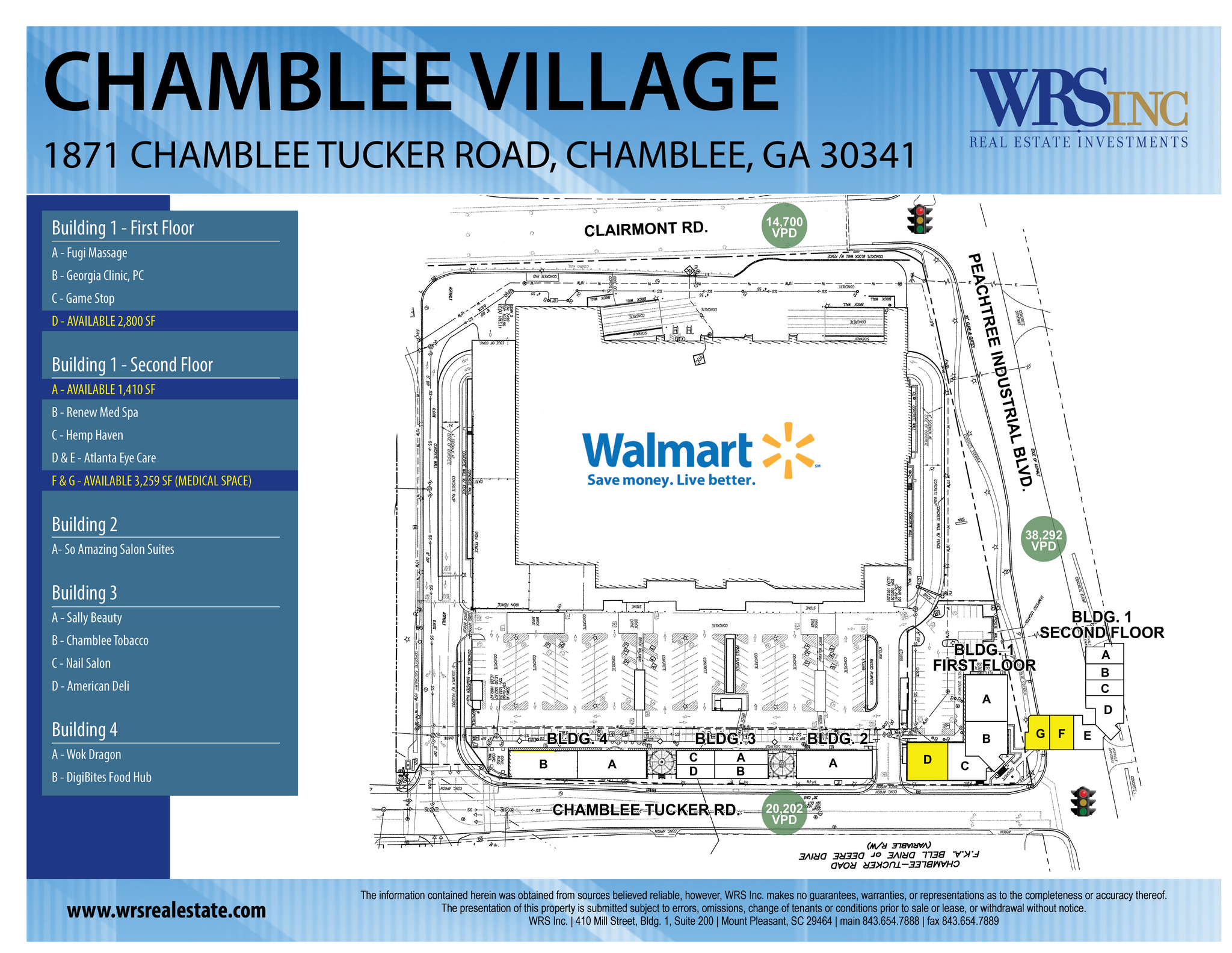 Peachtree Industrial Blvd, Chamblee, GA en alquiler Plano del sitio- Imagen 1 de 10