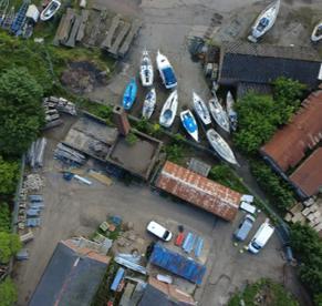 Port Edgar Barracks, South Queensferry en venta - Vista aérea - Imagen 3 de 4