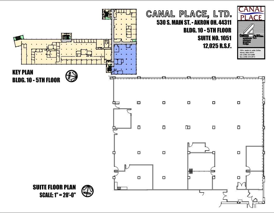 540 S Main St, Akron, OH en alquiler Plano de la planta- Imagen 1 de 1