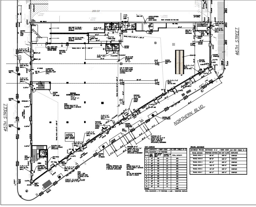 45-01 Northern Blvd, Long Island City, NY en alquiler Plano de la planta- Imagen 1 de 1