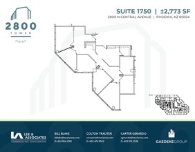 2800 N Central Ave, Phoenix, AZ en alquiler Plano de la planta- Imagen 1 de 2