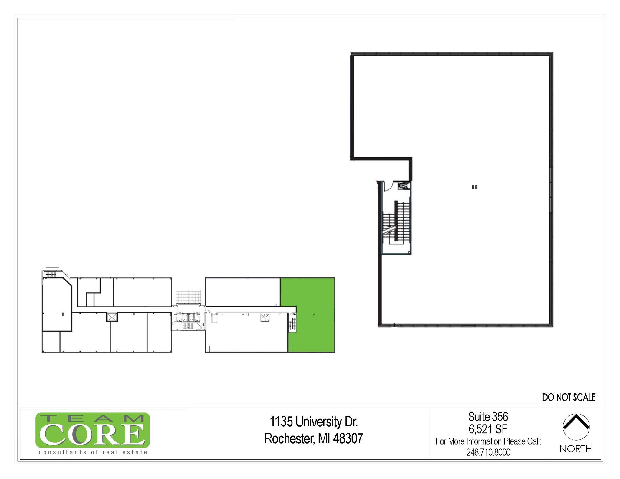 1135 W University Dr, Rochester Hills, MI en alquiler Plano de la planta- Imagen 1 de 1