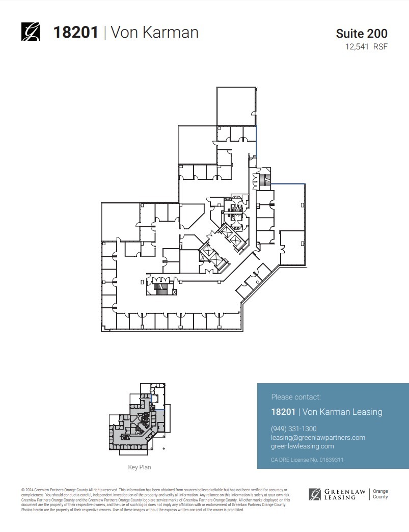 18301 Von Karman Ave, Irvine, CA en alquiler Plano de la planta- Imagen 1 de 1