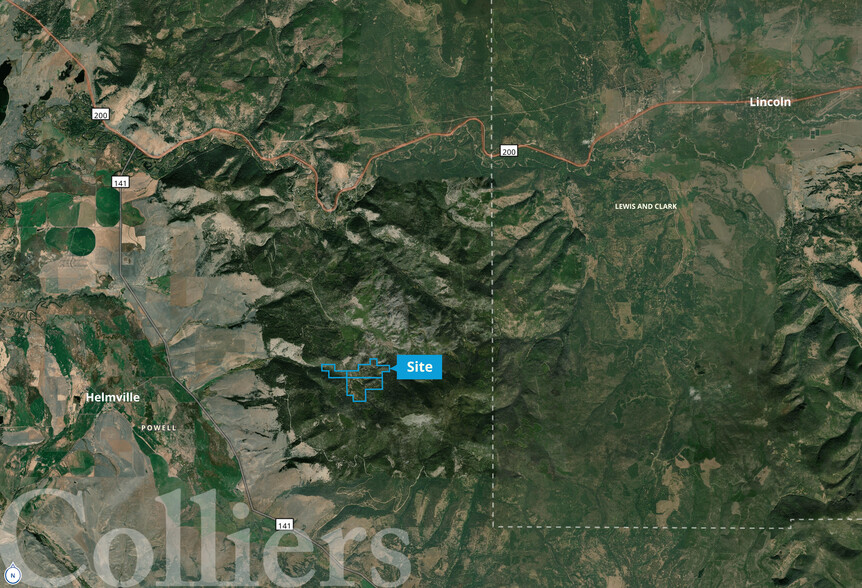 1192 Wilson Creek, Helmville, MT en venta - Vista aérea - Imagen 3 de 3