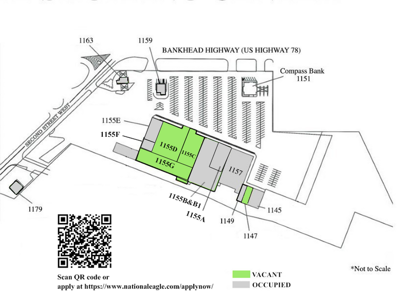 1145-1157 Bankhead Hwy W, Birmingham, AL en alquiler - Foto del edificio - Imagen 3 de 9